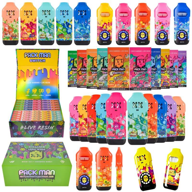 Packman Switch V7 Disposable — 1g & 2g Dual Flavor
